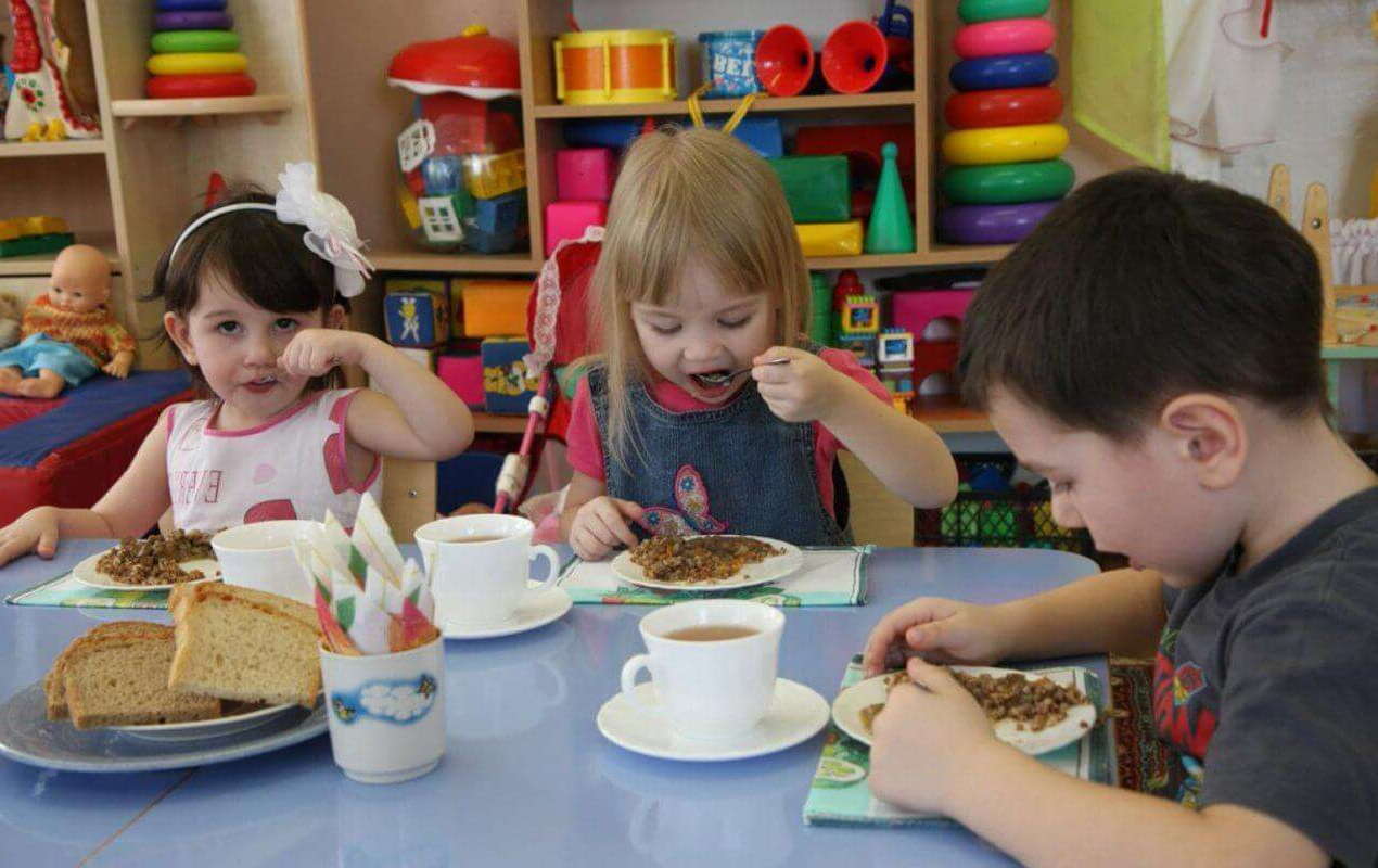 Нормы продуктов питания в детском саду