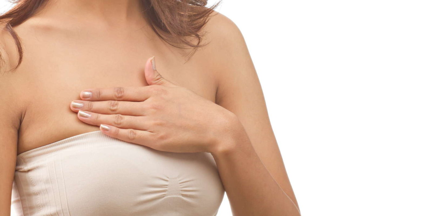 Женская грудь после кормления и лактации