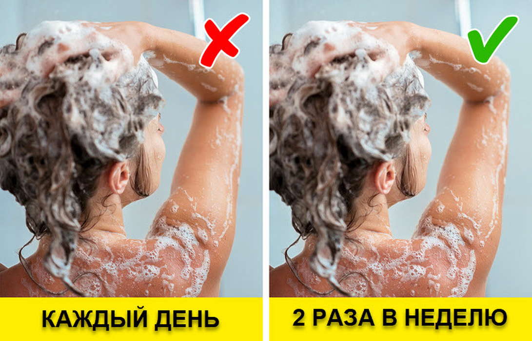 Как правильно мыть голову картинки
