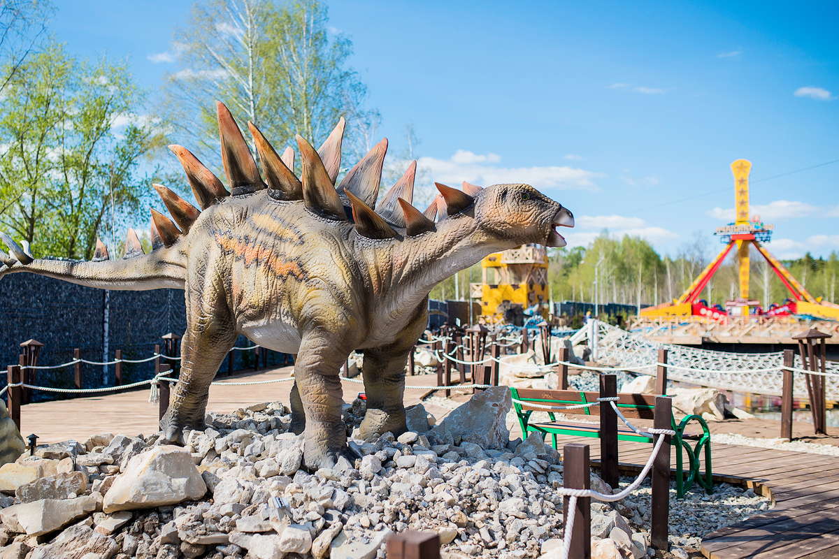 Юркин-парк в Кирове динозавры