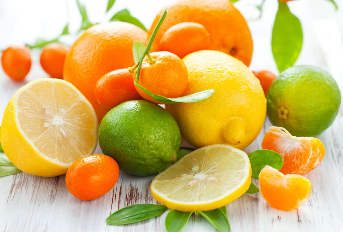 Цитрусовые лимон апельсин мандарин