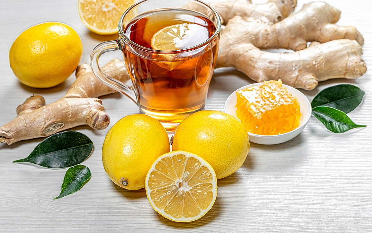 Чай с лимоном имбирь мед